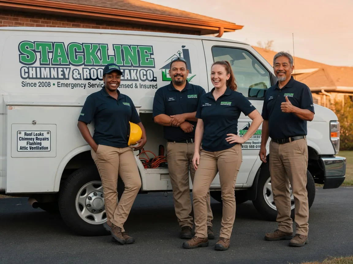 Chimney flashing repair company in Vendor, AR